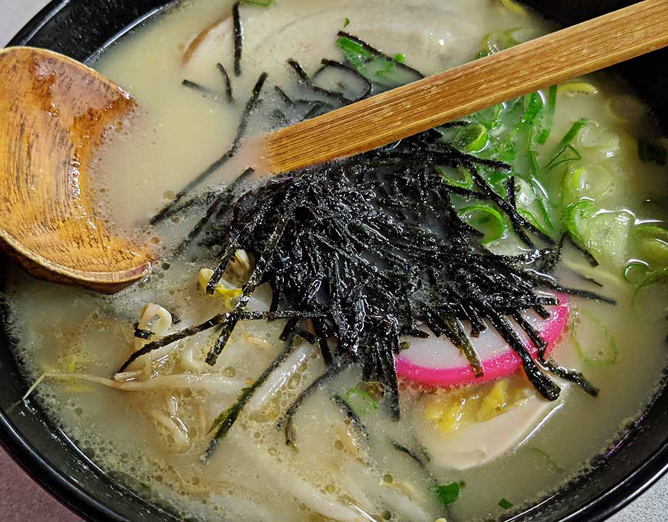 image of ramen bowl served at Kenichi Restaurant